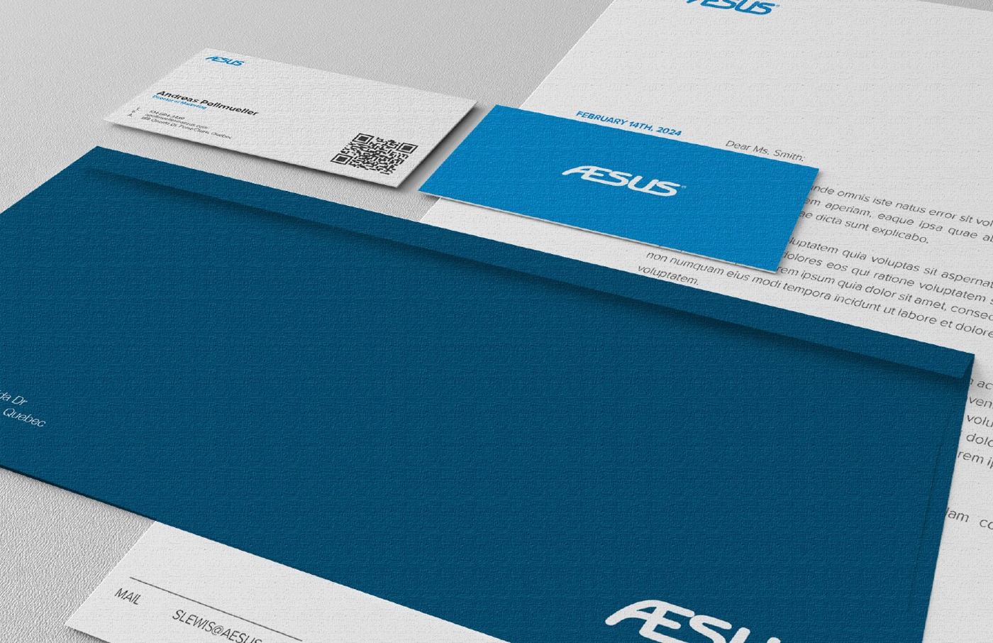 Stationery on a desk